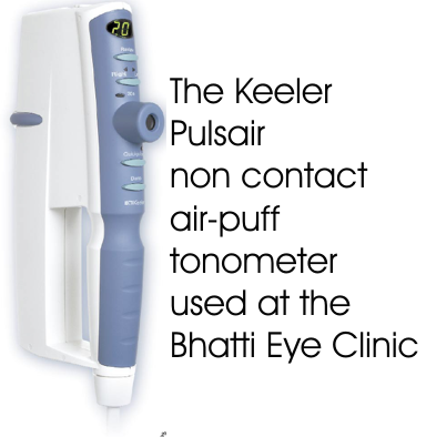 Keeler pulsair tonometer